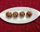 A picture of step 6 of Dates laddu.
