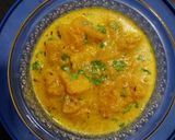 A picture of step 3 of Creamy Muskmelon curry.