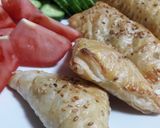 صورة لخطوة 5 من وصفة فطاير بحشوة صدر دجاج مع خضار و بطاطا مع زيتون 🌹🥰