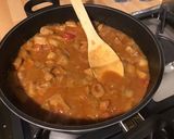 Une image de l'étape 6 de Nouilles japonaises aux tomates, harengs, shiitakes et aubergine blanche.