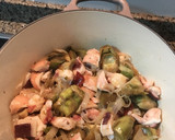 Foto del paso 2 de la receta: Pulpo con alcachofas y champiñones