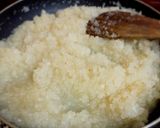 A picture of step 3 of Fresh coconut burfi.