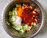 A picture of step 2 of Instant mango pickle.