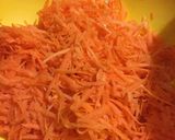 A picture of step 8 of Celery and minced meat stir fry served with rice.