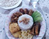 Foto langkah ke 4 dari resep Nasi Uduk Betawi (kukus).