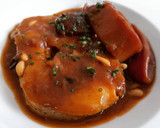 Foto del paso 8 de la receta: Merluza y calamares en salsa de ceps