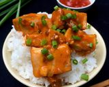 Hình bước làm 2 của món Đậu hũ sốt cay