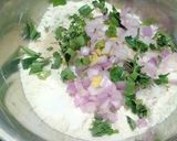 A picture of step 1 of Maddur Vada.