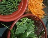 Foto langkah ke 1 dari resep 31. Urap Sayur Khas Jawa Timur.