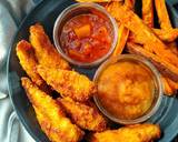 Breaded Curried Coconut Chicken Gougons recipe step 5 photo