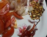 A picture of step 4 of Idli with chutney.