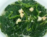 Hình bước làm 3 của món Canh tôm rau dền