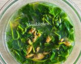 Hình bước làm 3 của món Canh rau má nấu nghêu