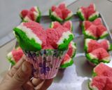 Foto langkah ke 4 dari resep Bolu Kukus Mekar Semangka.