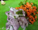 A picture of step 1 of Vermicelli upma.
