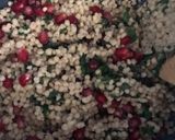 A picture of step 4 of Easy grains with mint, parsley and pomegranate - vegan.
