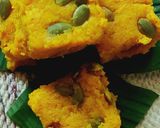 A picture of step 8 of Raw Turmeric Mawa Burfi.