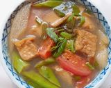 Hình bước làm 2 của món Canh chua đậu hủ chay