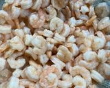 A picture of step 1 of Mom’s Shrimp Linguine Worthy of Michelin Stars!.