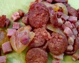 Foto del paso 2 de la receta Coliflor al Horno con Jamón y con Chorizo