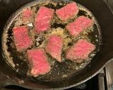 A picture of step 1 of Oriental Pepper Steak.