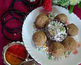 A picture of step 5 of Tilgud ke laddu.