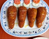 A picture of step 12 of Stuffed sweet potatoe drumsticks.