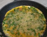 Foto langkah ke 2 dari resep Telur dadar Jamur Champignon.