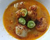 Foto langkah ke 5 dari resep Bakso Aci Kuah Pedas.