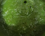 A picture of step 1 of Palak paneer.
