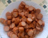 A picture of step 4 of Wet fried Smokies.