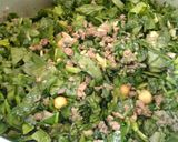 A picture of step 2 of Spinach Stew with Chickpeas 👌👍.