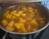Édesburgonyás sütőtök krémleves jalapenoval recept fázis 2 fotója