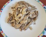 Foto del passaggio 6 della ricetta Pizzoccheri ai funghi