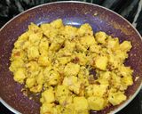 A picture of step 5 of Sauteed creamy paneer.