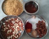 A picture of step 3 of Dry Fruit Kachori Chat.