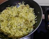 A picture of step 4 of Tricolour Pulao Independence Day Special.