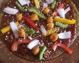 तवा पिज़्ज़ा (Tawa pizza recipe in Hindi) रेसिपी चरण 6 फोटो