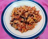 Foto langkah ke 4 dari resep Balado orek tempe teri 🍆.