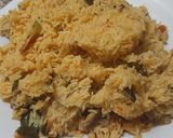 A picture of step 4 of Hyderabadi Mutton tahari.