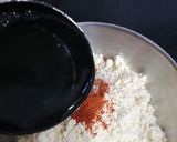 A picture of step 4 of Crispy masala bhondi.