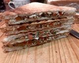 A picture of step 3 of Grilled Paneer/ Chenna Sandwich.