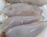 Hình bước làm 1 của món Mực độn thịt