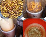 A picture of step 1 of Sattu Paratha.