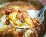 A picture of step 5 of Lentil Shakshuka.