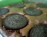 Foto langkah ke 8 dari resep Shiny Crust Oreo Brownis (Oven Tangkring).
