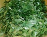 A picture of step 1 of Lettuce Salad.