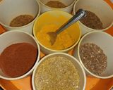 A picture of step 2 of Aaloo methi.