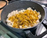 A picture of step 13 of Chicken Curry with Chickpeas, Eggplant, and Spinach.