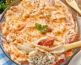 Foto langkah ke 6 dari resep Salmon Mentai Rice🍣.